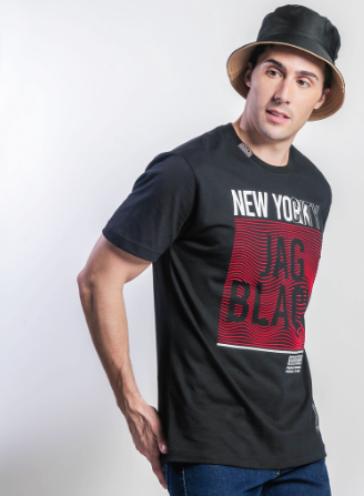 Jag Black Men's Graphic Tee
