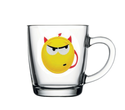 Pasabahce Smiley Devil Mug 350cc 11 3/4oz