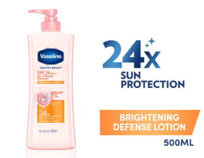 Vaseline Healthy Bright SPF24 Sun+Pollution Lotion 500ml