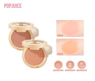 POPJUICE 3 in 1 Waterproof Blush High Color Rendering Eye Shadow Light Natural Look Makeup Face