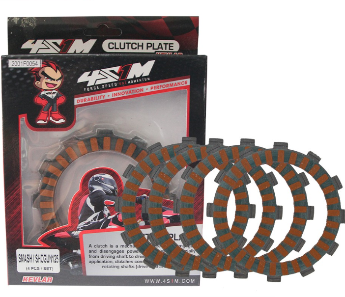 4S1M Clutch Lining For Shogun 125 Smash 4 Pieces Per Set R-Series