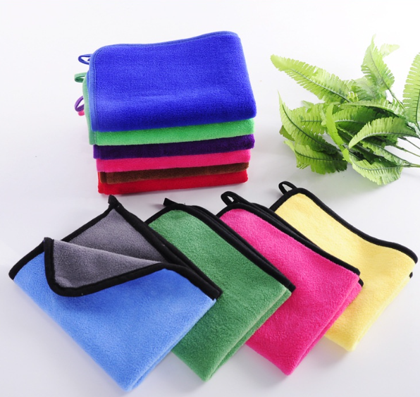 Microfiber Car Wash Towel Super Absorbent Auto Cleaning Drying motorcycle cleaning 20x20cm