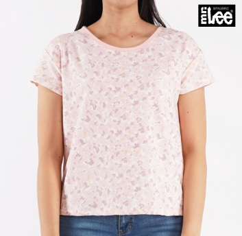 Stylistic Mr. Lee Ladies Basic Tees Round Neck Shirt for Women Trendy Boxy Fit 134097-U Pink