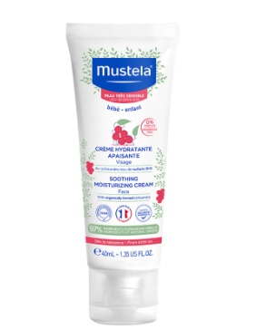 Mustela Soothing Moisturizing Face Cream 40ml Very Sensitive Skin