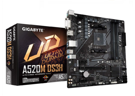 Gigabyte A520M DS3H mATX AM4 Motherboard