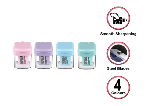Faber-Castell Pastel Capped Sharpener Single Hole