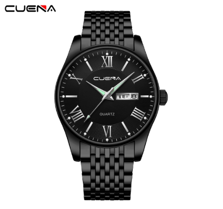 CUENA Men's Watches Fashion Casual sports Business Decorative Dial Quartz Water Resistant 6041 m4