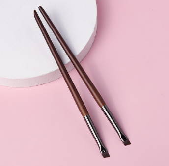 2pcs Eyebrow Brush Eyeliner Makeup Brushes Set N6174