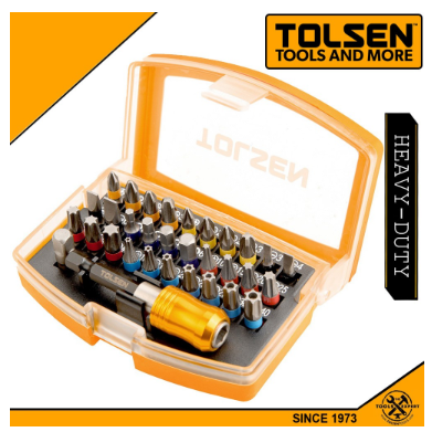 Tolsen 32pcs Screwdriver Bit Set (1/4") 20370