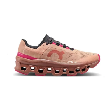 【100% Authentic】ON Running Cloudmonster Rose Pink Women's Low-top Running Shoes 61.98283
