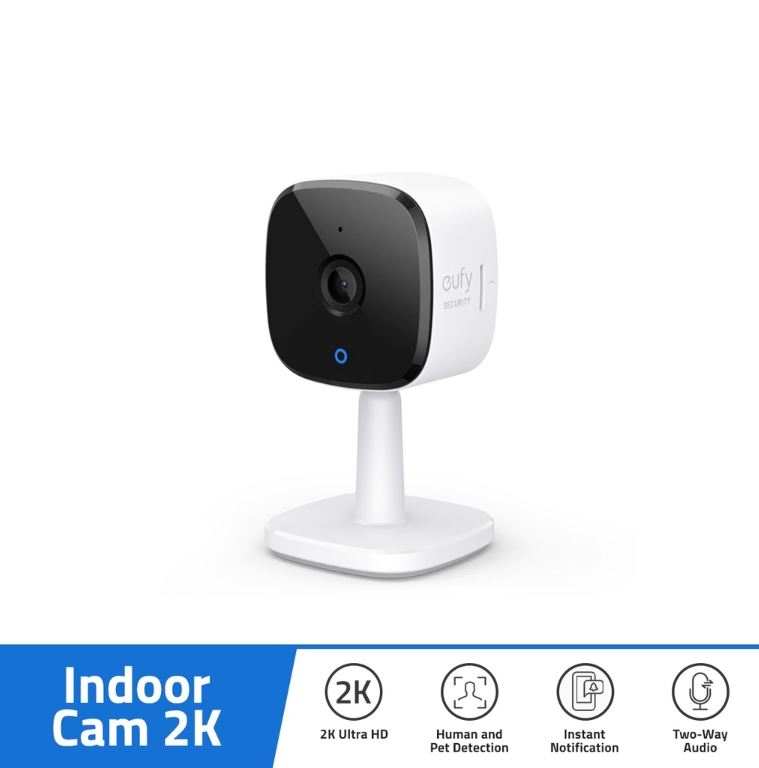 eufy by Anker Security Solo Indoor Cam C24, Indoor Security Camera, Plug-in Camera, Wi-Fi, IP Camera