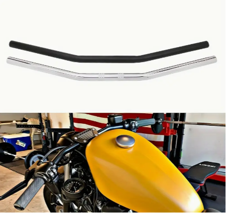Motorcycle Drag Bars Handlebars 25mm 1" Universal For Harley Bobber Cafe Racer Sportster Cruiser XL 883 1200 Custom Chopper Dyna