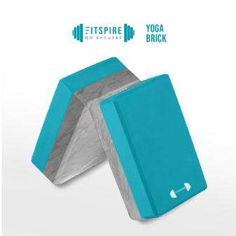 FITSPIRE Yoga Brick EVA material 23x15x7.6cm Exercise Fitness Gym Workout Equipment Yoga