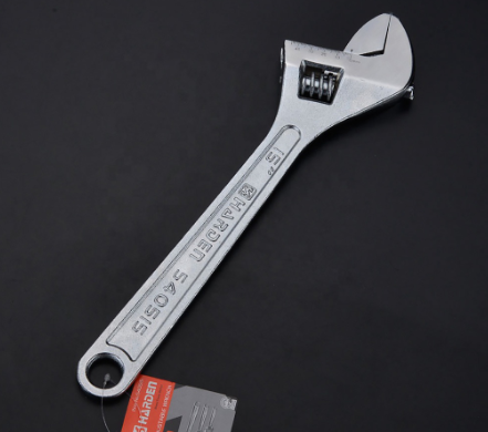 Harden 6"-24" Adjustable Wrench Chrome Vanadium Professional Hand Tools Custom Flexible