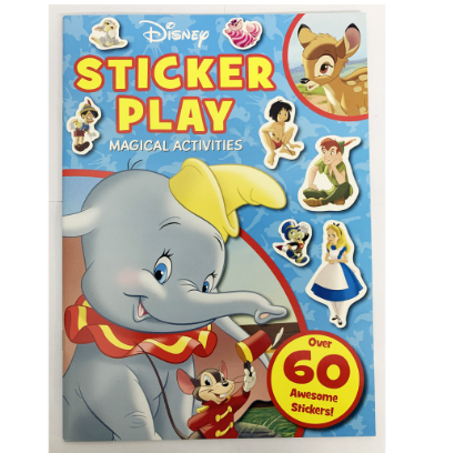 Disney Sticker Play Magical Activities Book Classic Disney Characters with 60 Amazing Stickers & Puzzles for Kids