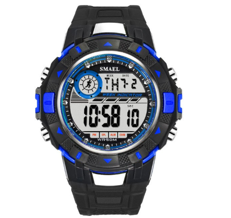SMAEL1506B Men Sports Watches Digital LED Light Watch Mens Military Watche Top Brand Luxury Electronic Wristwatch M2