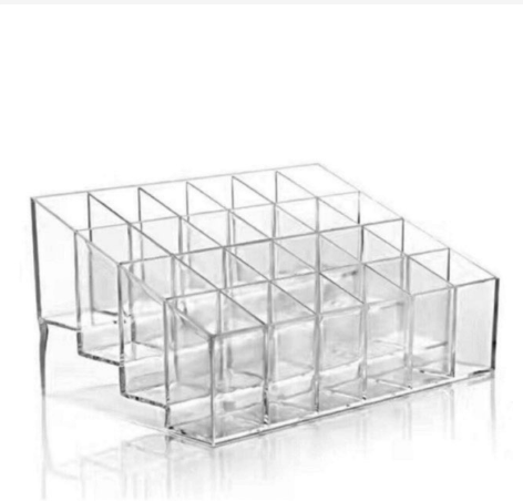 24 Slot Lipstick Stand Cosmetic Makeup Tools Organizer Holder