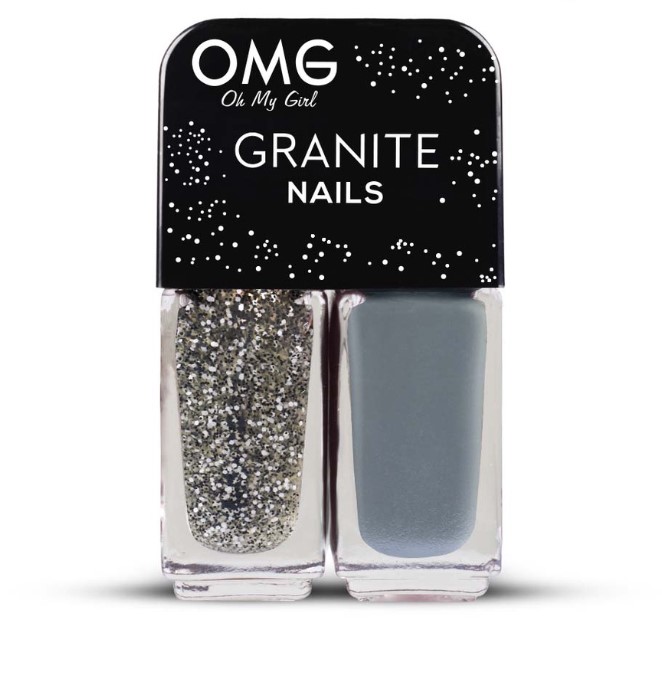 OMG Granite Nail Polish Pumice 5ml x 2