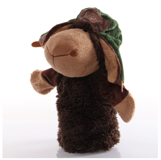 Animal Hand Puppet Cartoon Plush Toys Educational Pretend Telling Story Doll Kid Gifts 05