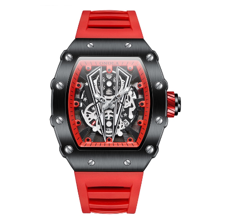 ONOLA 3826 Fashion Trend Casual Waterproof Quartz Men's Watch Silicone Band Sports 3