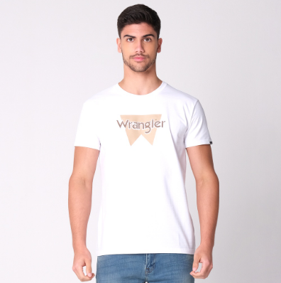 Wrangler Men's Logo T-Shirt in White
