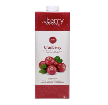 The Berry Company Cranberry Juice 1L