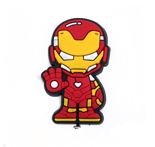 Marvel Iron Man Captain America Series jibits Avengers Jibits croc Accessories Charms Shoe Buckle Decoration Pins for Kids C9