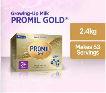 PROMIL GOLD FOUR Powdered Milk Drink for Pre-Schoolers 3 to 5 Years Old 2.4kg