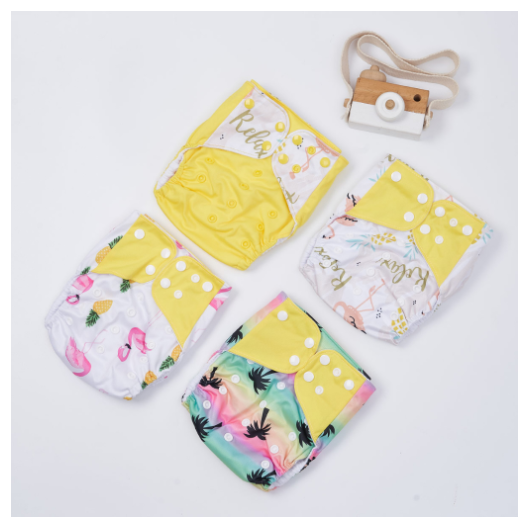 Happyflute Baby Reborn 4pcs set Washable Eco-friendly Baby Cloth Diaper Ecological Adjustable Nappy Reusable Diaper Fit 0-2year Set15