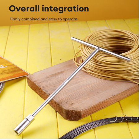 Deli (8-14mm)Long T Wrench Multi-function Wrenches T-Wrench Tool DL08/DL10/DL12/DL14