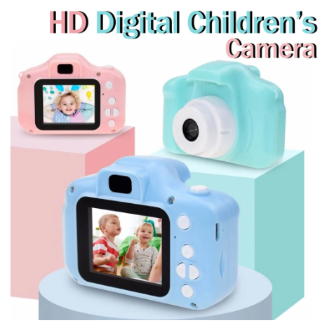 ODSCN Kids Camera Mini Digital Camcorder Toy Cameras 1080P Shooting Video Recording Birthday Gift