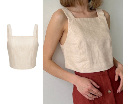 Lovito Women Basic Tank Top L56ED001 Khaki