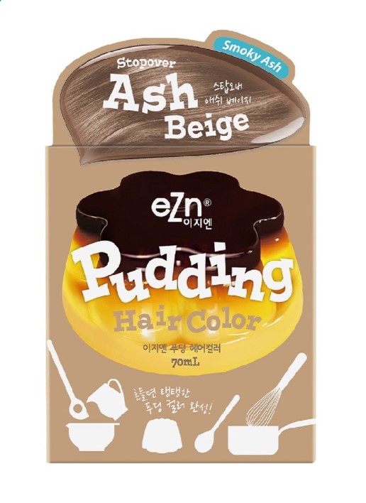 EZN Pudding Hair Color Stopover Ash Beige 70ML