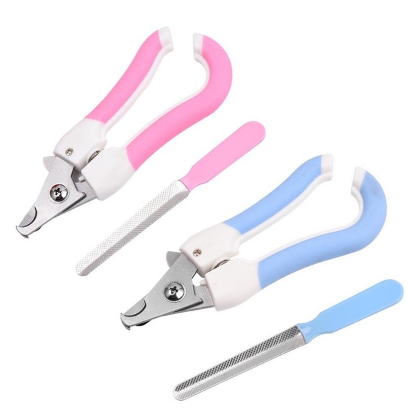 Pet Nail Clipper Nail Cutter STAINLESS NAIL CLIPPER W/ NAIL FILE TOOL FOR DOGS&CATS
