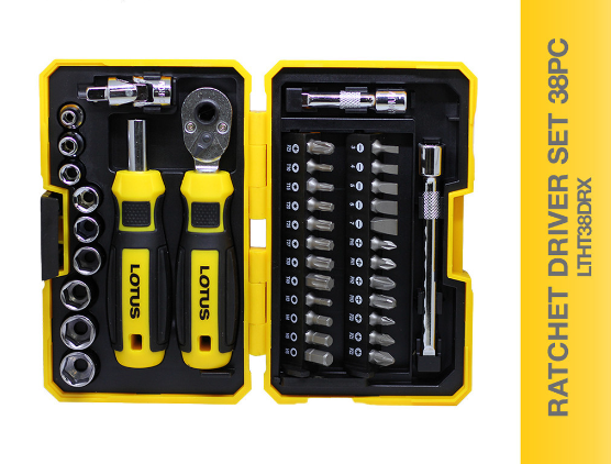 Lotus Ratchet Driver Set 38PC LTHT38DRX - Mechanic Driver