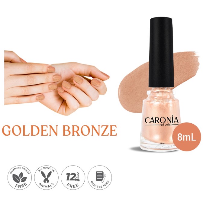 Caronia Nail Polish Golden Bronze 8ml