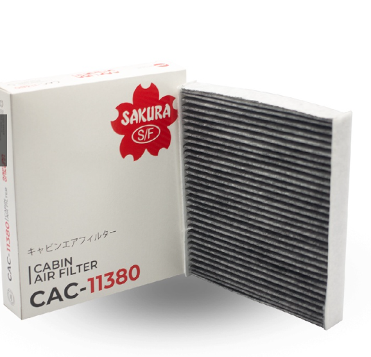 Sakura Cabin Air Filter with Activated Carbon Layer CAC11380 (Activated Charcoal)