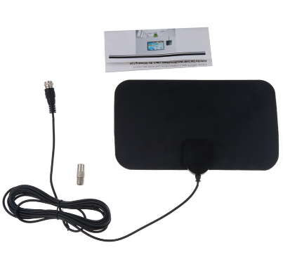 Antenna HDTV Flat Panel HD Digital Indoor Zoom 50 Mile Range