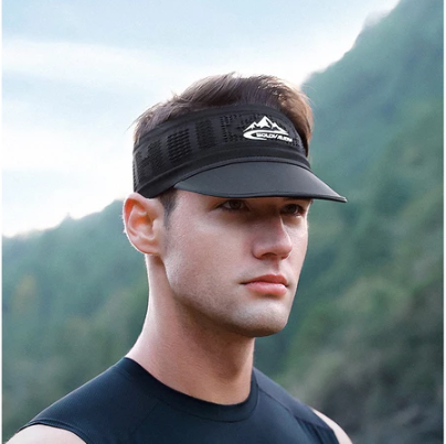 HatLass Sports Empty Top Hat Cap Sumbrero [Ready Stock] Men Women Breathable Sweat-absorbent Sports Hat Sun Visor Hats Empty T