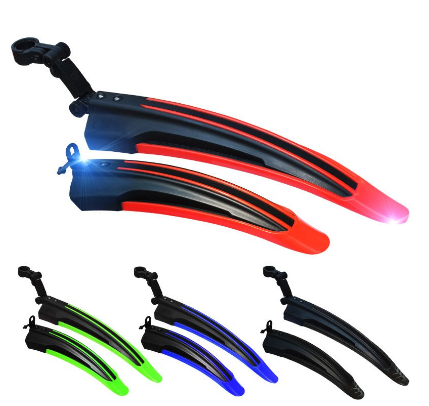 1 Pair Bike Mud Guard mtb Flexible Bicycle Colorful Mountain Bike Mudguard