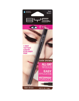 BYS Liquid Eyeliner Pen 1 Day Tattoo - Brown