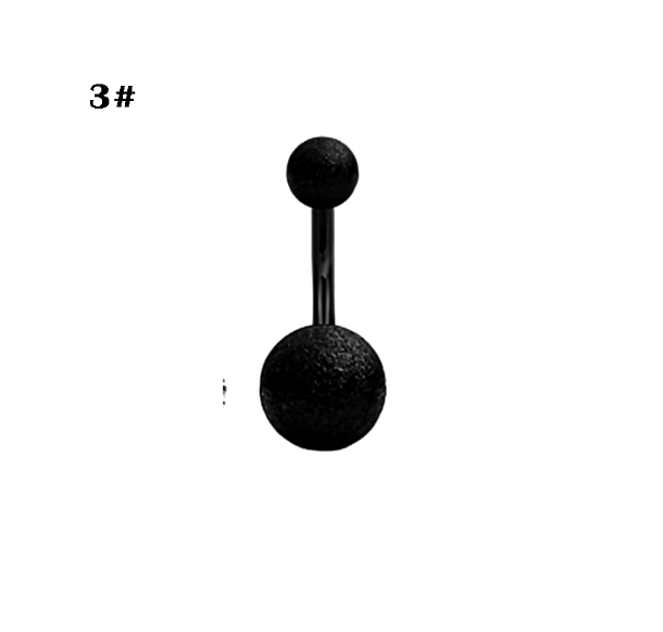 Moon Belly Button Ring Heart Shaped Black Belly Button Ring Button Nail b3