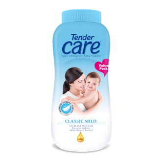 Tender Care Classic Mild Hypo-Allergenic Baby Powder 200g
