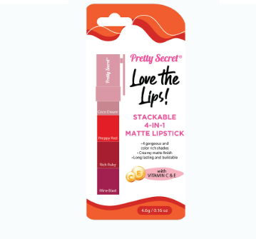 PRETTY SECRET Stackable Matte Lipstick 4.6g