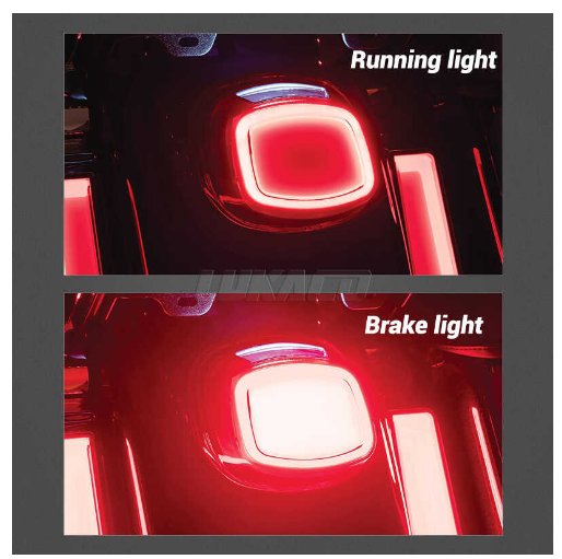 LED Motorcycle Taillight Tail Lamp Rear Brake  Harley Touring Road 8