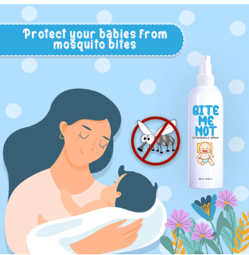 Bite Me Not Insect Repellant Spray Lotion with Citronella 250m ML