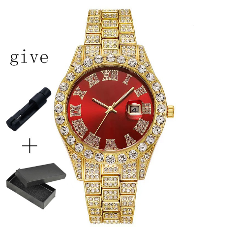 Binbond Original Luxury Men's Fashion Watch Waterproof Calendar Stainless Steel Men's Watch M3