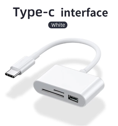 FONKEN USB Type C Card Reader OTG Adapter Micro USB SD/TF Card Reader for Macbook Smartphone Data Transfer Cable U Disk Reader