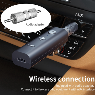 Essager Original Bluetooth 5.0 Headphone Receiver 3.5mm Jack Wireless Adapter Bluetooth Aux Audio Headphone Music Transmitter