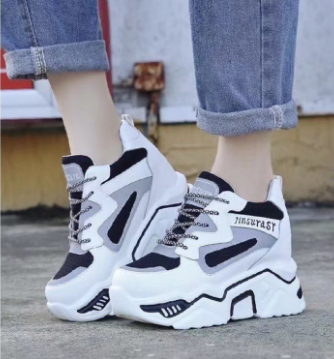 NEW High Cut WEDGE Korean Chunky Rubber Shoes for Women（Add 2 size）